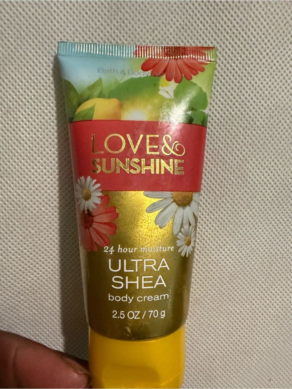 Bath & Body Works Love & Sunshine Ultra Shea Body Cream - Gold & Yellow